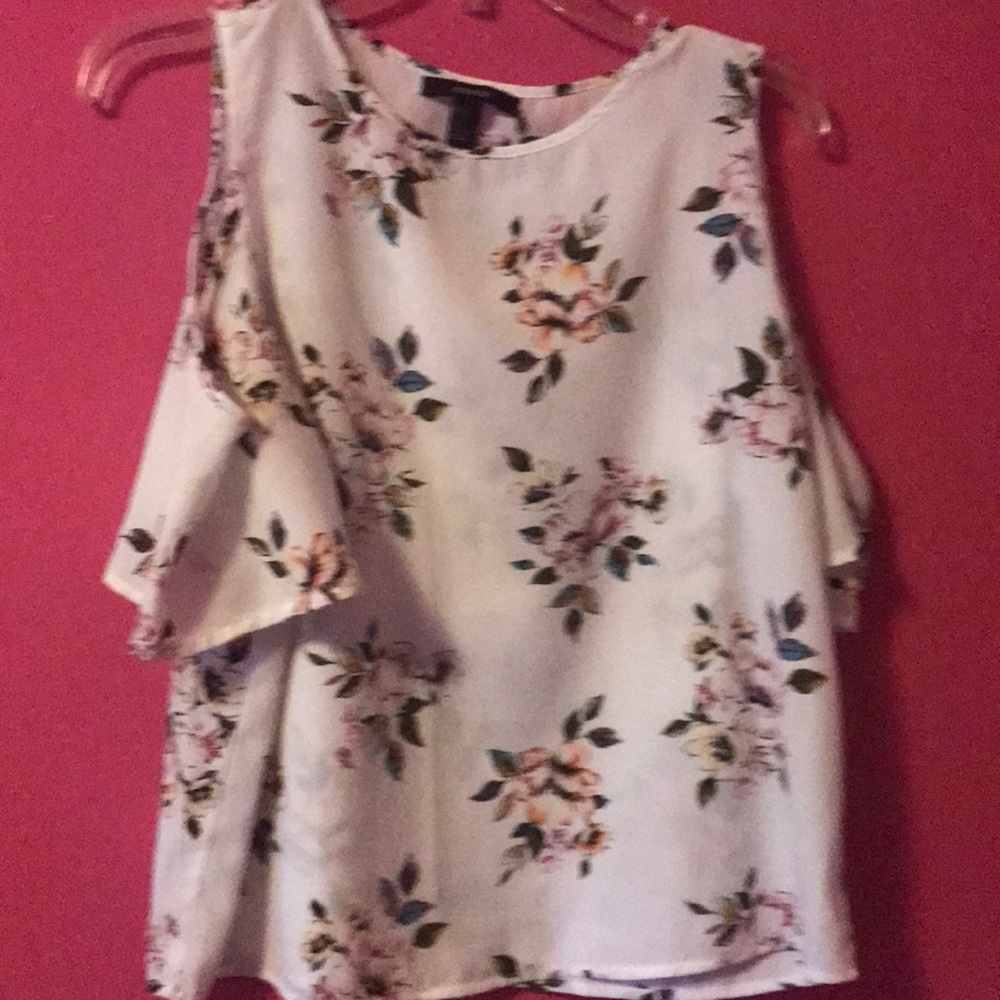 Forever 21 Cold Shoulder Top